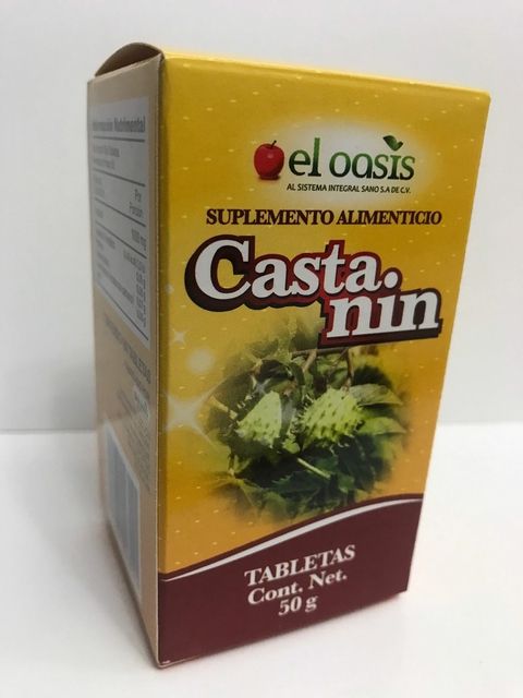 TABLETAS DE CASTAÑO DE INDIA C/100