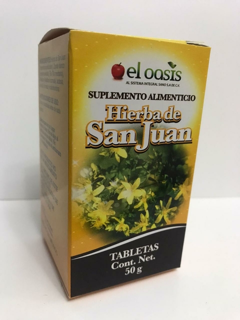 TABLETAS DE HIERB. DE SAN JUAN