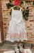 Vestido com Bordado Flores - Momi - H6420 na internet