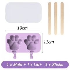 Molde de silicone para sorvete diversos modelos - Pessuti