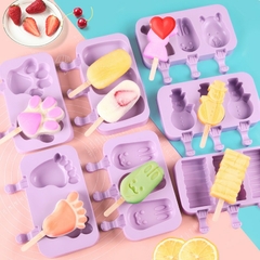 Molde de silicone para sorvete diversos modelos