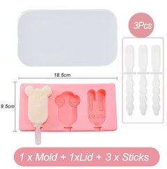 Molde de silicone para sorvete diversos modelos - Pessuti