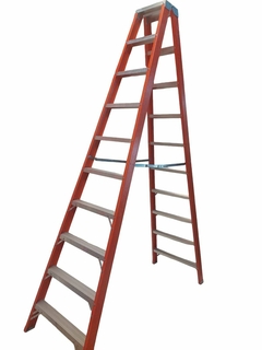 ESCALERA DIELECTRICA DOBLE ACCESO 10 ESCALONES