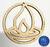 Mandala em MDF ESOTÉRICOS - QUATRO ELEMENTOS - PK Personalizados