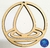 Mandala em MDF ESOTÉRICOS - QUATRO ELEMENTOS - comprar online