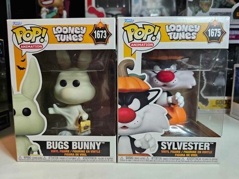 Bugs Bunny + Silvestre con disfraz