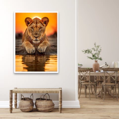QUADRO LEOA POR DO SOL - comprar online