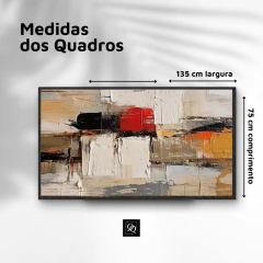 QUADRO ABSTRATO COLOR CLEAN - Quadros & Quadrinhos