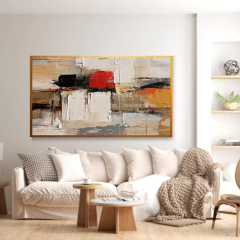 QUADRO ABSTRATO COLOR CLEAN - Quadros & Quadrinhos