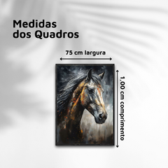 QUADRO CAVALO ABSTRATO