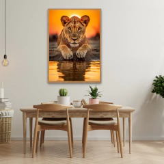 QUADRO LEOA POR DO SOL - comprar online