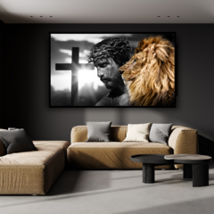 QUADRO JEUS E LEÃO DE JUDÁ - comprar online