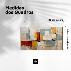QUADRO ABSTRATO COLORS - Quadros & Quadrinhos