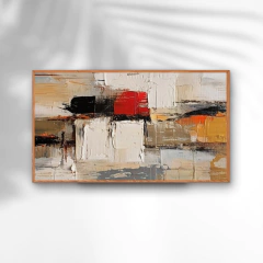 QUADRO ABSTRATO COLOR CLEAN - Quadros & Quadrinhos