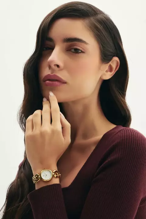 Relógio Feminino Vintage Lana White | Gold 24mm - comprar online