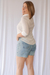 Shorts jeans bicolor - loja online