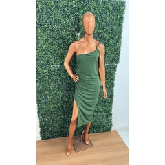 Vestido Midi de Uma ALça com Fenda LVC21 - comprar online