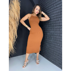 Vestido Midi Básico de Alcinha LVC13 - comprar online