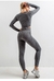 Conjunto de 2 peças roupas de treino femininas, conjunto de ioga, fitness, roupas esportivas, top cropped, sutiã esportivo, leggings sem costura, roupa de desgaste ativo - loja online