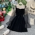 OCEANLOVE Vestidos de malha sólida com decote em V casuais todos combinam moda simples coreana vestidos femininos elegantes vestidos roupas novas 15517 - loja online