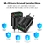 4 USB 45W Carregador USB Carregamento Rápido QC 3.0 Carregamento de Parede para iPhone 12 11 Samsung Xiaomi Mobile 4 Portas UE EUA Adaptador Plug Viagem na internet