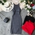 Imagem do OCEANLOVE Vestidos de malha sólida com decote em V casuais todos combinam moda simples coreana vestidos femininos elegantes vestidos roupas novas 15517