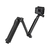 Suporte de tripé de bastão de selfie monopé impermeável de 3 vias para GoPro Hero 10 9 8 7 6 5 4 Yi SJCAM EKEN DJI OSMO Go Pro acessórios - loja online