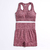 Imagem do Conjunto de 2 peças roupas de treino femininas, conjunto de ioga, fitness, roupas esportivas, top cropped, sutiã esportivo, leggings sem costura, roupa de desgaste ativo