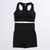 Imagem do Conjunto de 2 peças roupas de treino femininas, conjunto de ioga, fitness, roupas esportivas, top cropped, sutiã esportivo, leggings sem costura, roupa de desgaste ativo