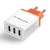 4 USB 45W Carregador USB Carregamento Rápido QC 3.0 Carregamento de Parede para iPhone 12 11 Samsung Xiaomi Mobile 4 Portas UE EUA Adaptador Plug Viagem - lojadopovo
