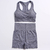 Conjunto de 2 peças roupas de treino femininas, conjunto de ioga, fitness, roupas esportivas, top cropped, sutiã esportivo, leggings sem costura, roupa de desgaste ativo - comprar online