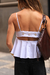 Blusa peplum tricoline - Elas boutique