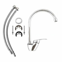 Canilla Griferia Monocomando Mesada Pico Cisne - comprar online