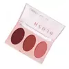 Paleta de Blush - com 3 Tons | Febella