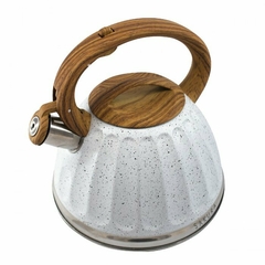 PAVA SILBADORA SAKURA VICALINA ACERO 3.2 L BLANCA - comprar online