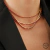 Colar Choker Riviera 4MM Pink Semijoia Ouro na internet