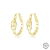 Brinco Argola Cinto Semijoia Ouro - comprar online