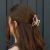 Presilha para Cabelo Borboleta Estampa Rosa Semijoia ouro
