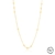 Colar Choker com Bolinhas ABS Sequenciais Semijoia Ouro