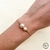 Pulseira Duas Pérolas Semijoia Ouro na internet