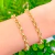 Pulseira Elo Português Semijoia Ouro - comprar online