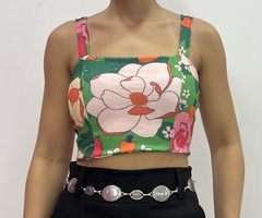 Cropped tropical - comprar online