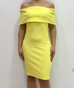 Vestido ombro a ombro candy
