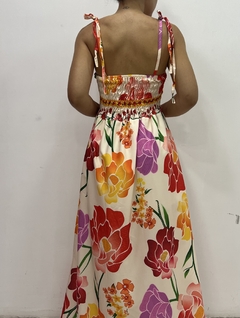 Vestido longo floral - comprar online