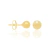 Brinco Rommanel banhado a ouro 18k bola - comprar online