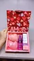 Presente Body Spray+ sabonetes coração