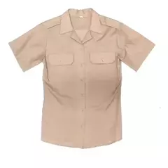 Camisa Gris Arena Manga Corta Femenina