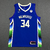 Regata Milwaukee Bucks City Edition #Antetokounmpo Masculina-Azul