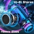 Caixa de Som Bluetooth potente LED alto-falantes ao ar livre TWS 3D estéreo com TF AUX USB Blutooth Caixa De Som