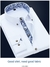 Imagem do Camisa gola de porcelana azul e branca masculina manga comprida coreana SlimFit casual vestido camisas de negócios cor sólida camisa branca de algodão